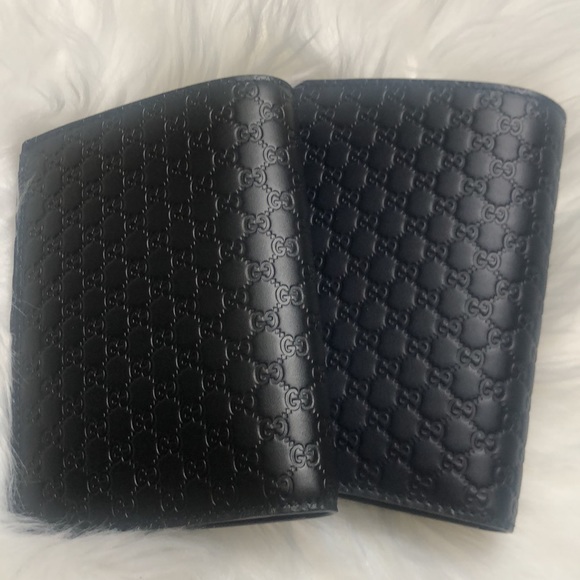 🆕 Gucci Passport Holder Black Leather ✈️🏝🏙 - Picture 12 of 13